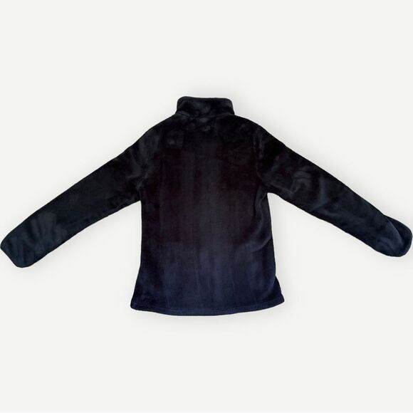 FILA Sport Black Long Sleeve Zip Up Cozy Fleece Logo Jacket. Pockets. Small. - Picture 3 of 8